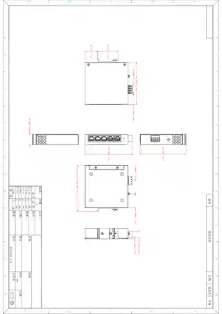 mercury水星MISG105 V1.0产品模型图 1.0.0